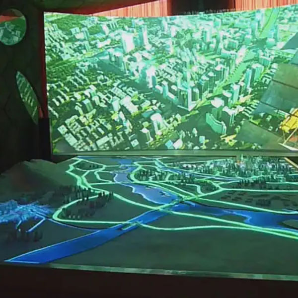 数字投影沙盘制作案例